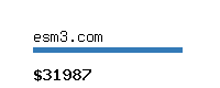 esm3.com Website value calculator