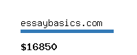 essaybasics.com Website value calculator