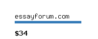 essayforum.com Website value calculator