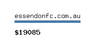 essendonfc.com.au Website value calculator