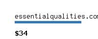 essentialqualities.com Website value calculator