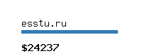 esstu.ru Website value calculator