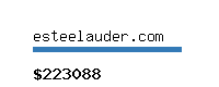 esteelauder.com Website value calculator