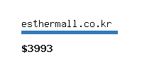 esthermall.co.kr Website value calculator