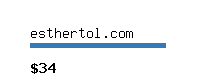 esthertol.com Website value calculator