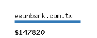 esunbank.com.tw Website value calculator