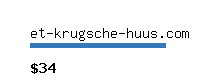 et-krugsche-huus.com Website value calculator