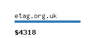 etag.org.uk Website value calculator