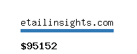 etailinsights.com Website value calculator
