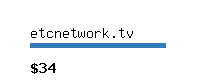 etcnetwork.tv Website value calculator