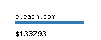 eteach.com Website value calculator
