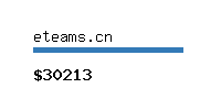 eteams.cn Website value calculator