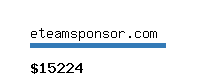 eteamsponsor.com Website value calculator