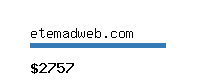 etemadweb.com Website value calculator