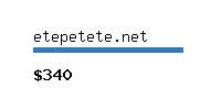 etepetete.net Website value calculator