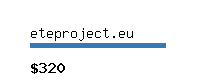 eteproject.eu Website value calculator