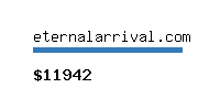 eternalarrival.com Website value calculator