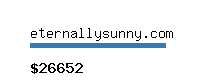 eternallysunny.com Website value calculator