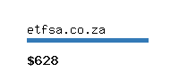etfsa.co.za Website value calculator