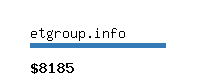etgroup.info Website value calculator