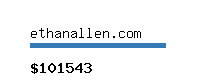 ethanallen.com Website value calculator