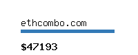 ethcombo.com Website value calculator