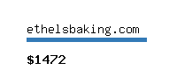ethelsbaking.com Website value calculator