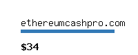 ethereumcashpro.com Website value calculator