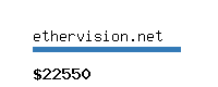 ethervision.net Website value calculator