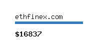 ethfinex.com Website value calculator