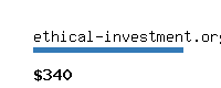 ethical-investment.org Website value calculator