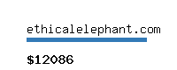 ethicalelephant.com Website value calculator