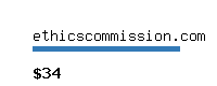 ethicscommission.com Website value calculator