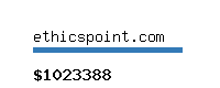 ethicspoint.com Website value calculator
