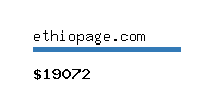 ethiopage.com Website value calculator