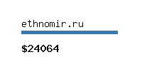 ethnomir.ru Website value calculator