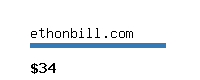 ethonbill.com Website value calculator