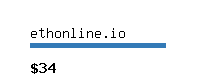 ethonline.io Website value calculator