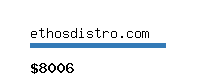 ethosdistro.com Website value calculator