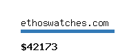 ethoswatches.com Website value calculator