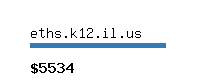 eths.k12.il.us Website value calculator
