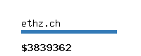 ethz.ch Website value calculator