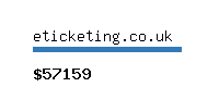 eticketing.co.uk Website value calculator