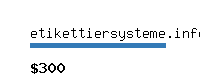 etikettiersysteme.info Website value calculator