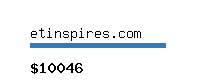 etinspires.com Website value calculator