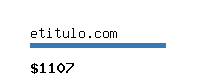 etitulo.com Website value calculator