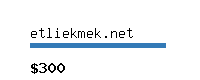 etliekmek.net Website value calculator