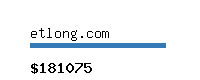 etlong.com Website value calculator