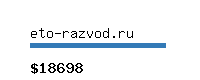 eto-razvod.ru Website value calculator