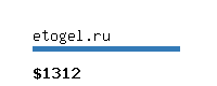 etogel.ru Website value calculator